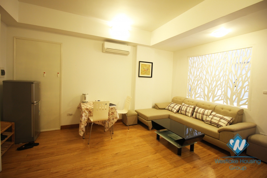 Bright and clean one bedroom apartment for rent in Ba Dinh, Hanoi
